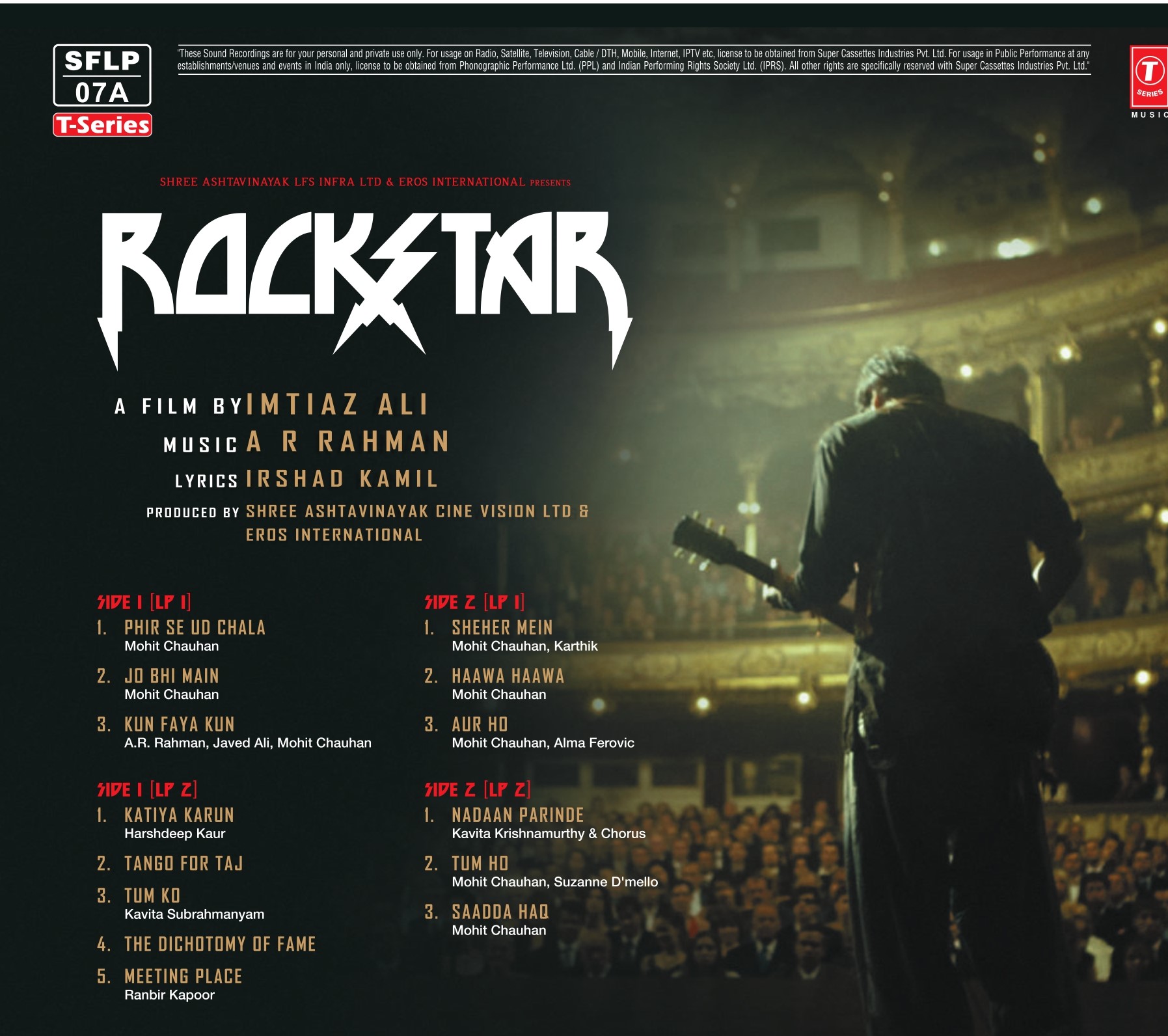 ROCKSTAR 2LP SET - VINYL RECORD ( TRIPLE FOLD COVER / BLACK ) 3RD EDITION - thumbnail 4
