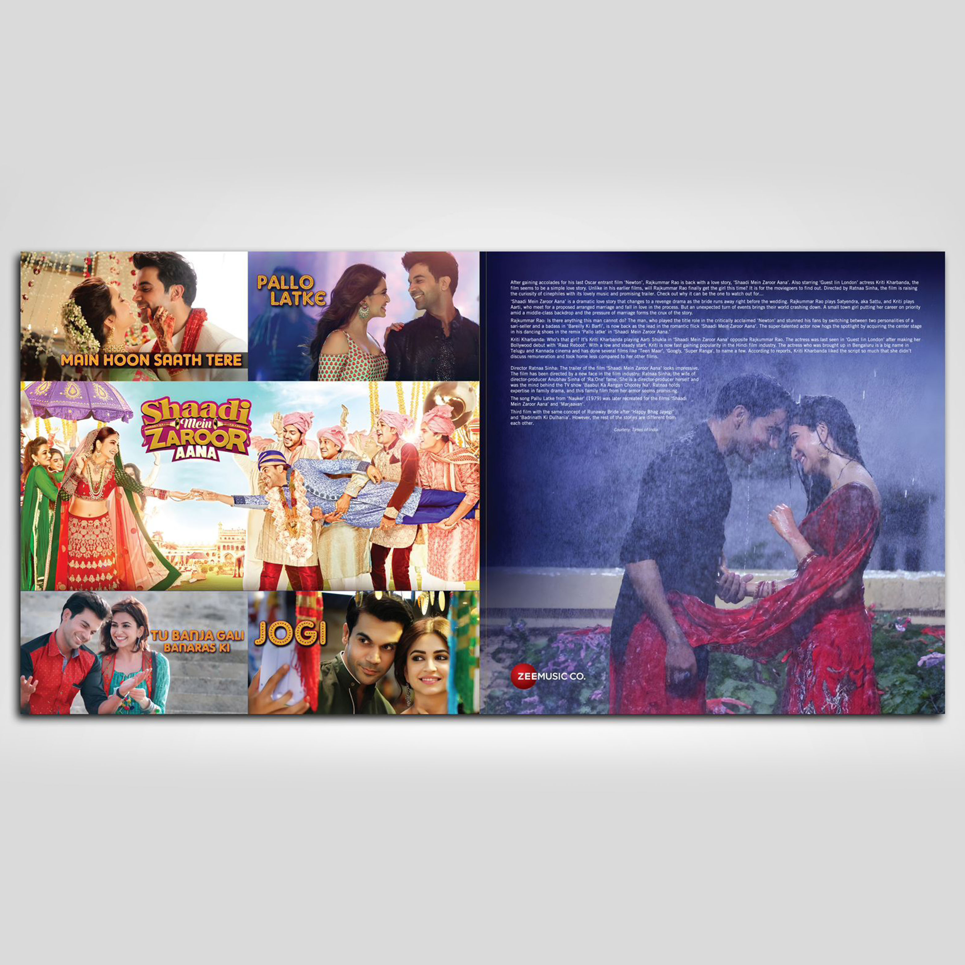 SHAADI MEIN ZAROOR AANA - VINYL RECORD - thumbnail 3