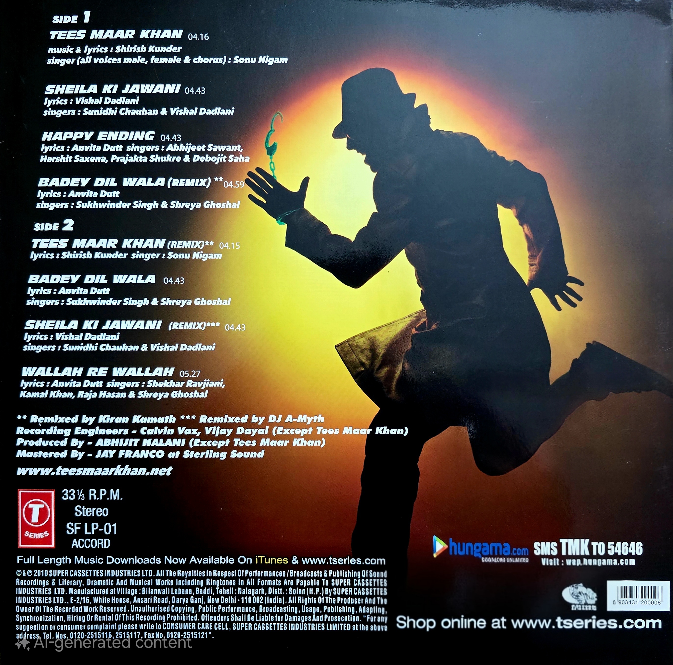 TEES MAAR KHAN - VINYL RECORD - thumbnail 3