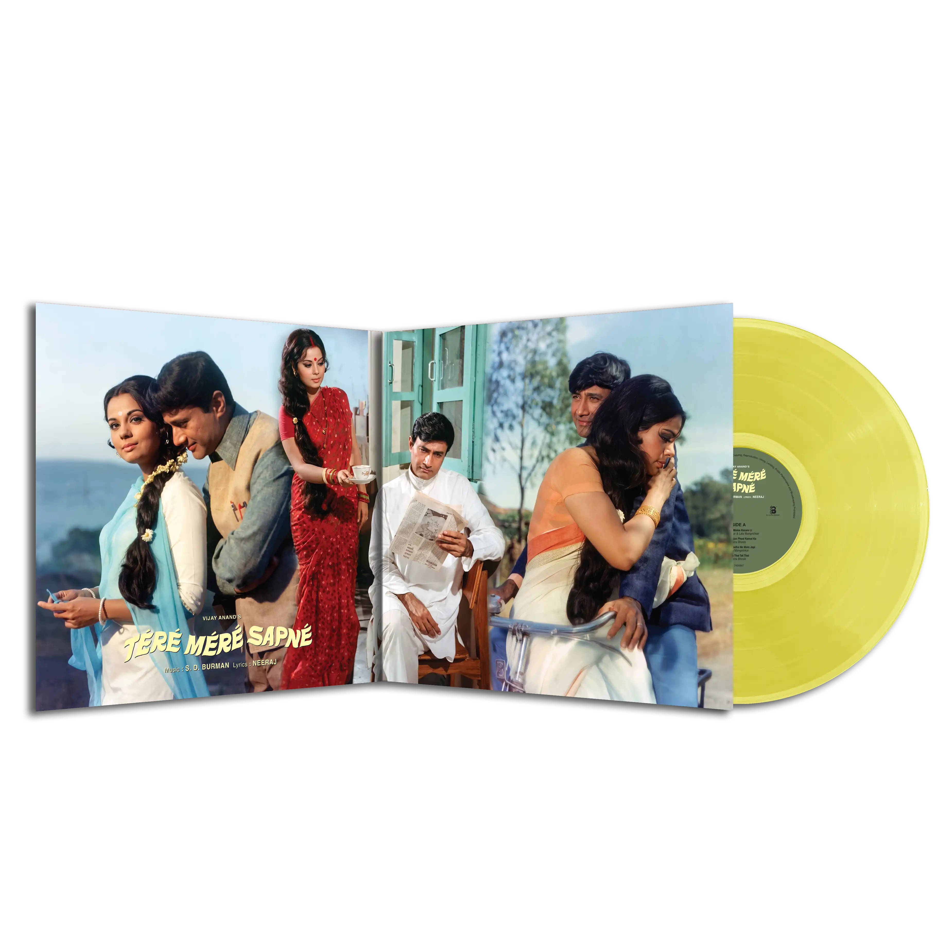 TERE MERE SAPNE - VINYL RECORD ( PRE BOOK ) - thumbnail 3