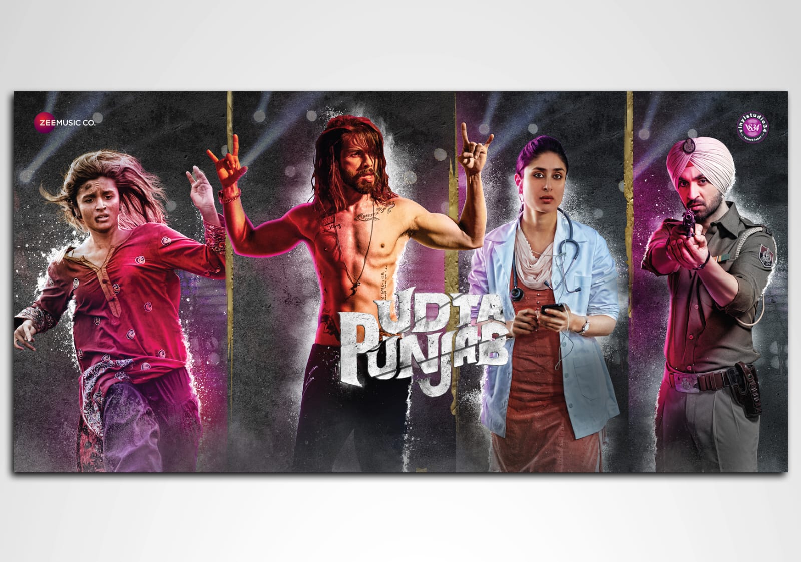 UDTA PUNJAB - VINYL RECORD ( SPLATTER ) - thumbnail 3
