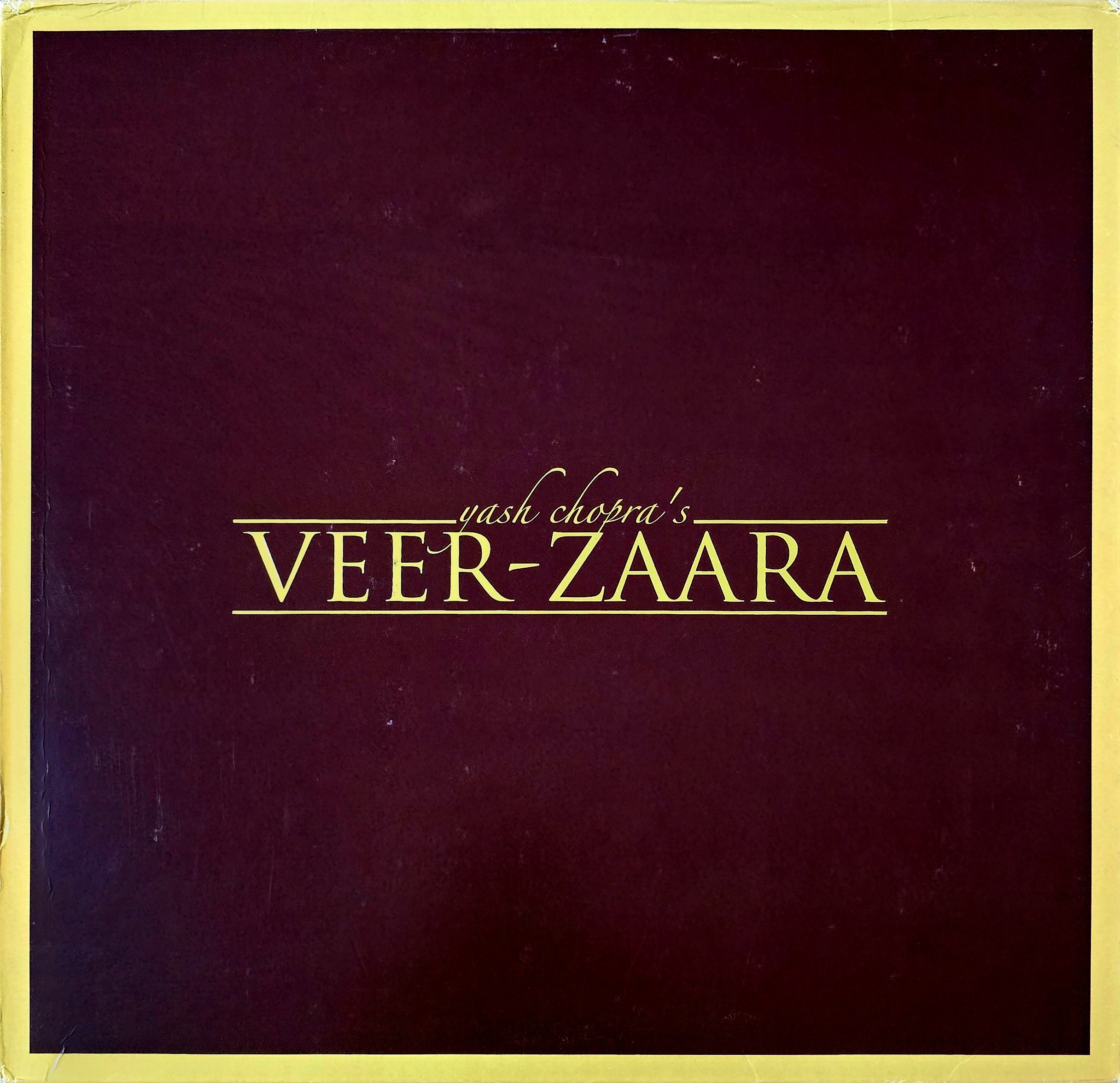 VEER ZAARA 3 LP SET - VINYL RECORD - thumbnail 1