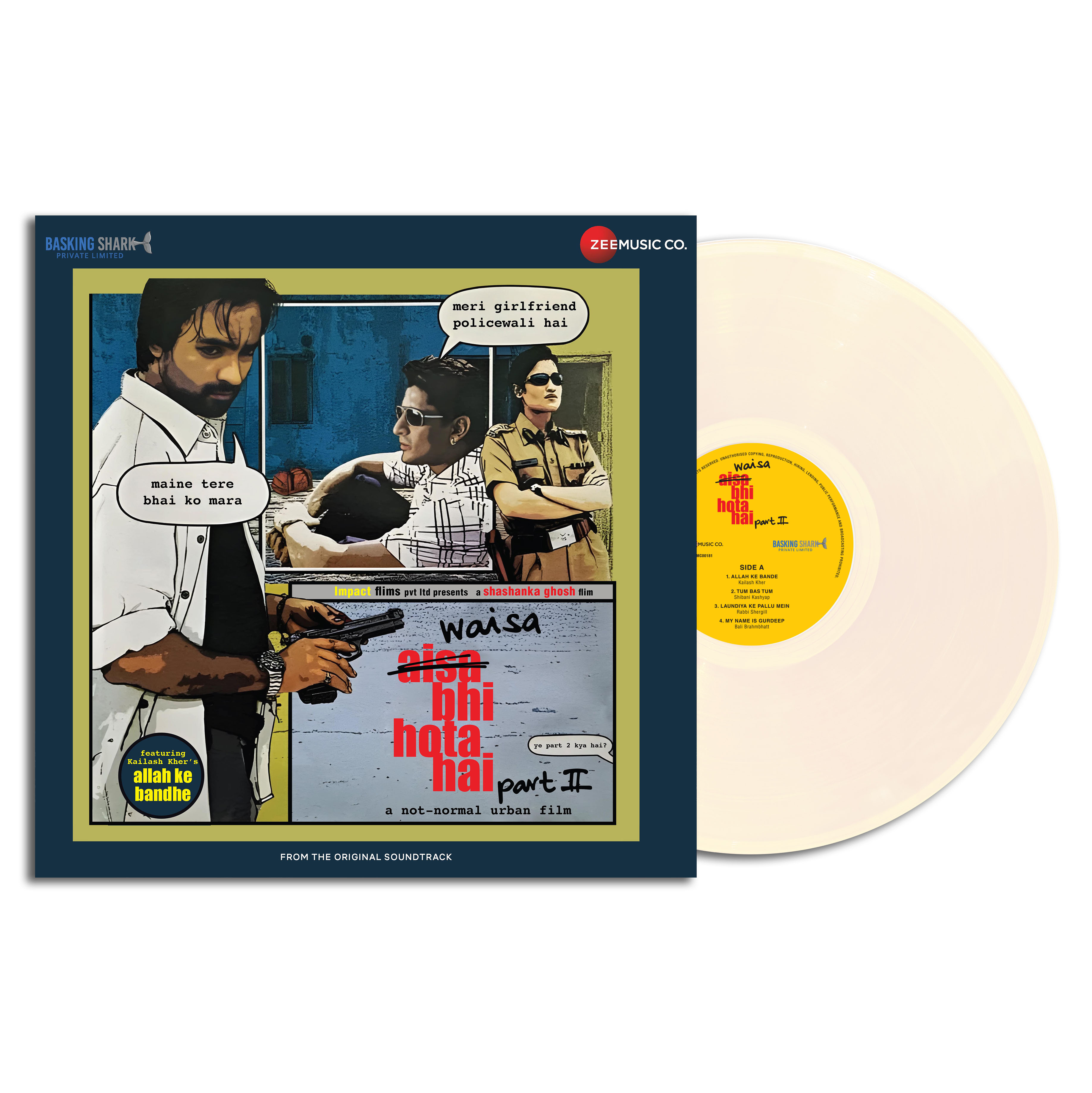WAISA BHI HOTA HAI : PART 2 - VINYL RECORD ( WHITE ) - thumbnail 1