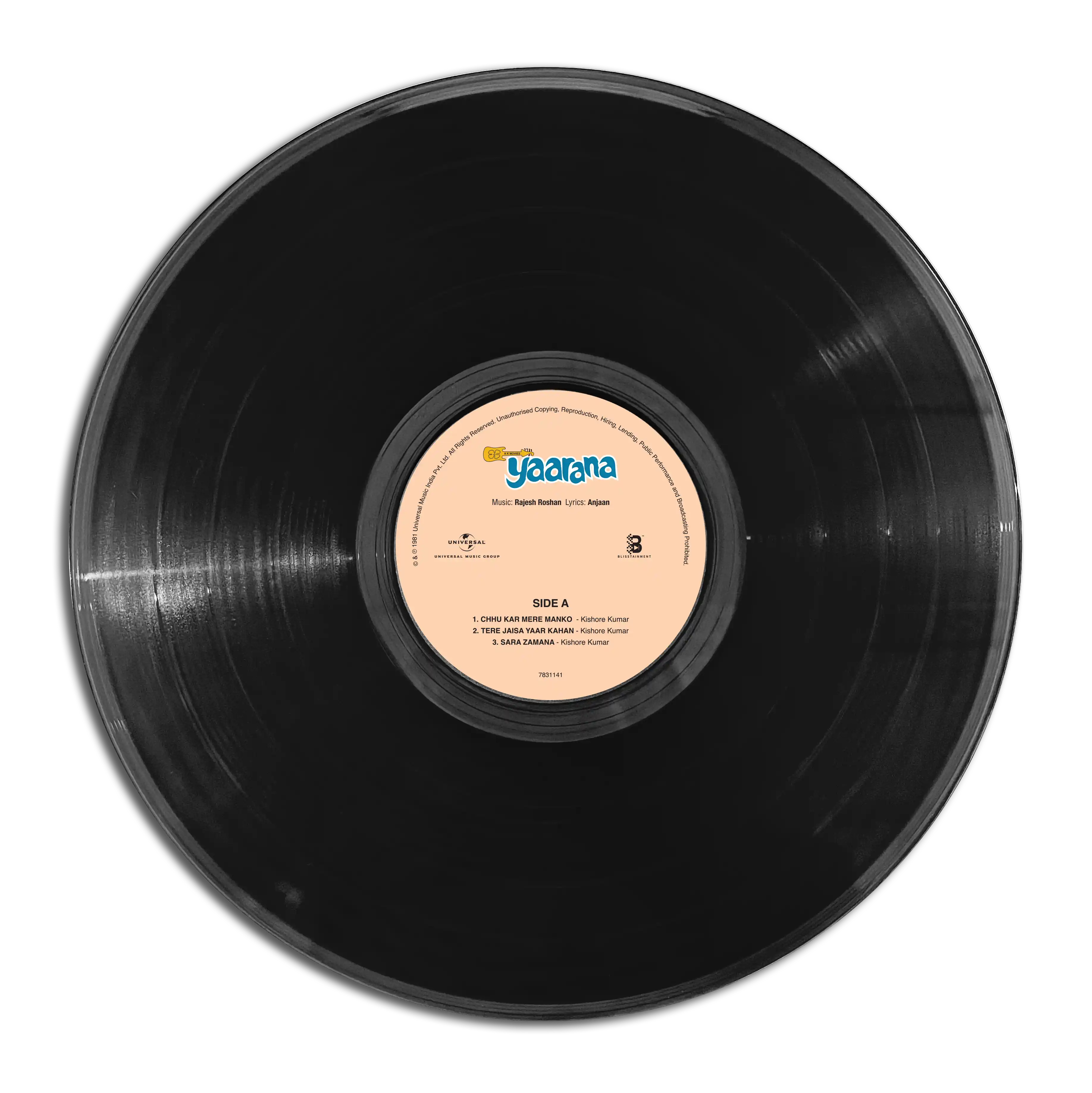 YAARANA - VINYL RECORD ( PRE BOOK ) - thumbnail 3