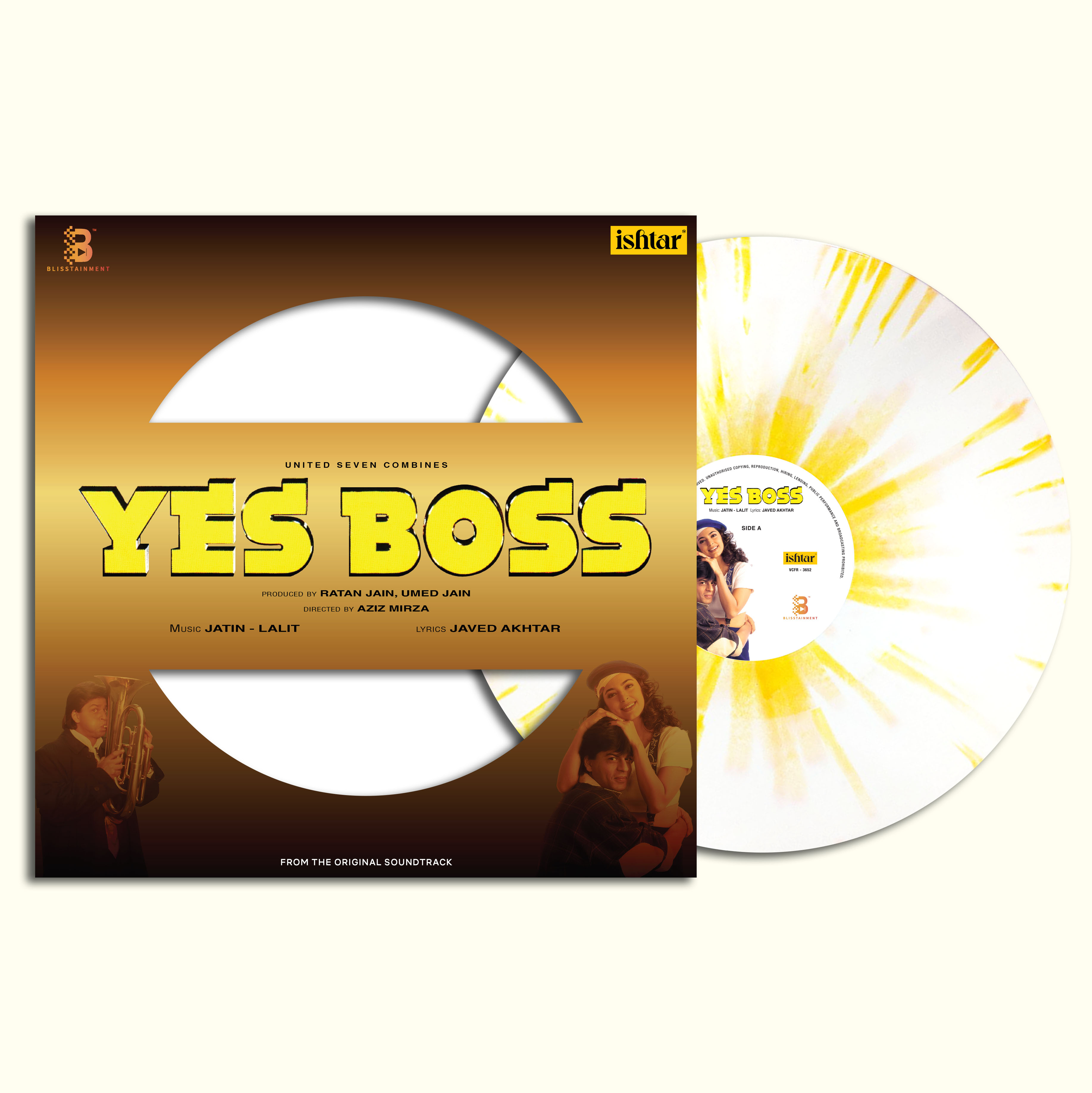 YES BOSS - VINYL RECORD ( SPLATTER ) - thumbnail 1