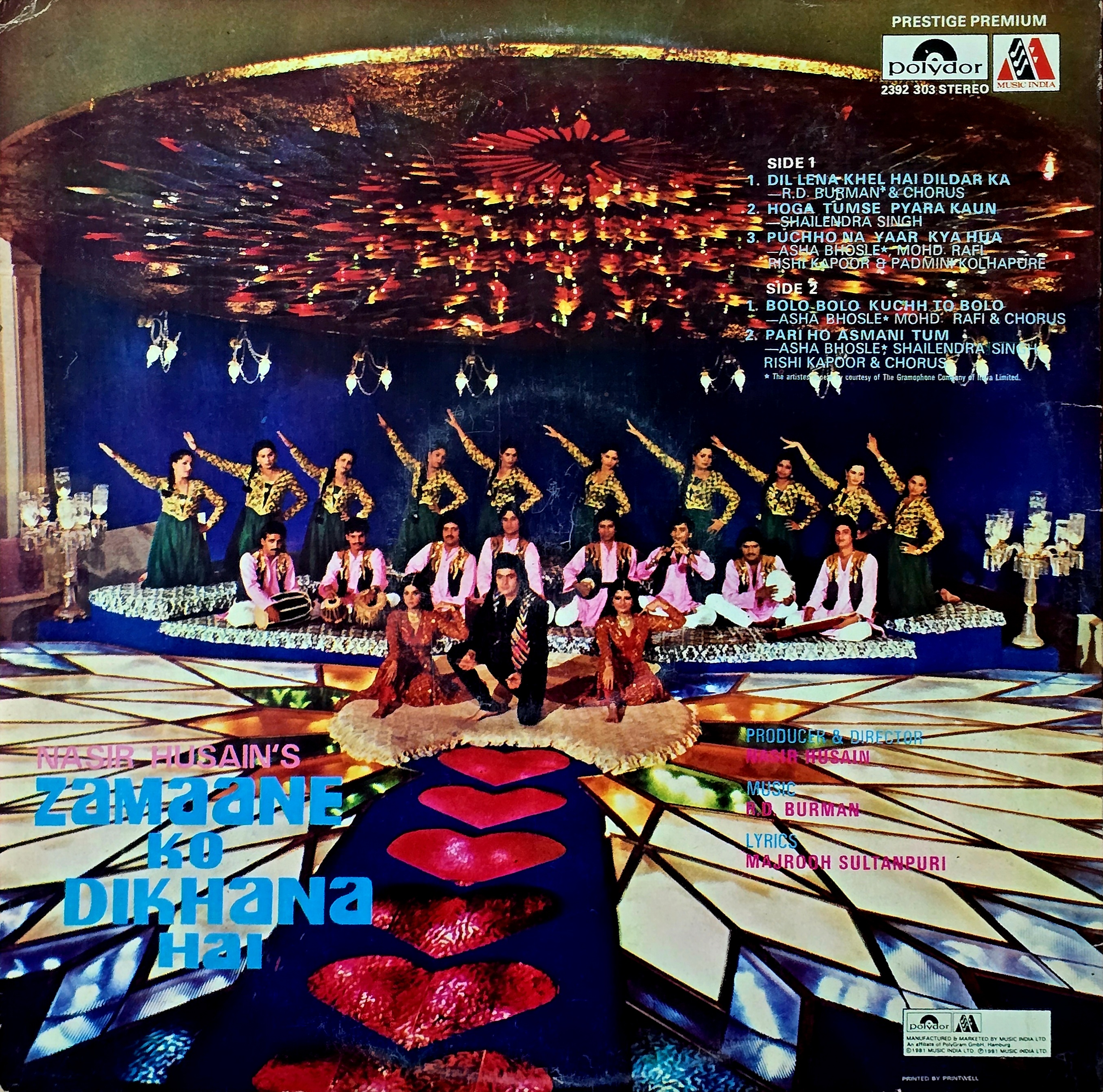 ZAMAANE KO DIKHANA HAI - (BOOKFOLD COVER/ MINT/ POLYDOR) 2392 303 - thumbnail 3