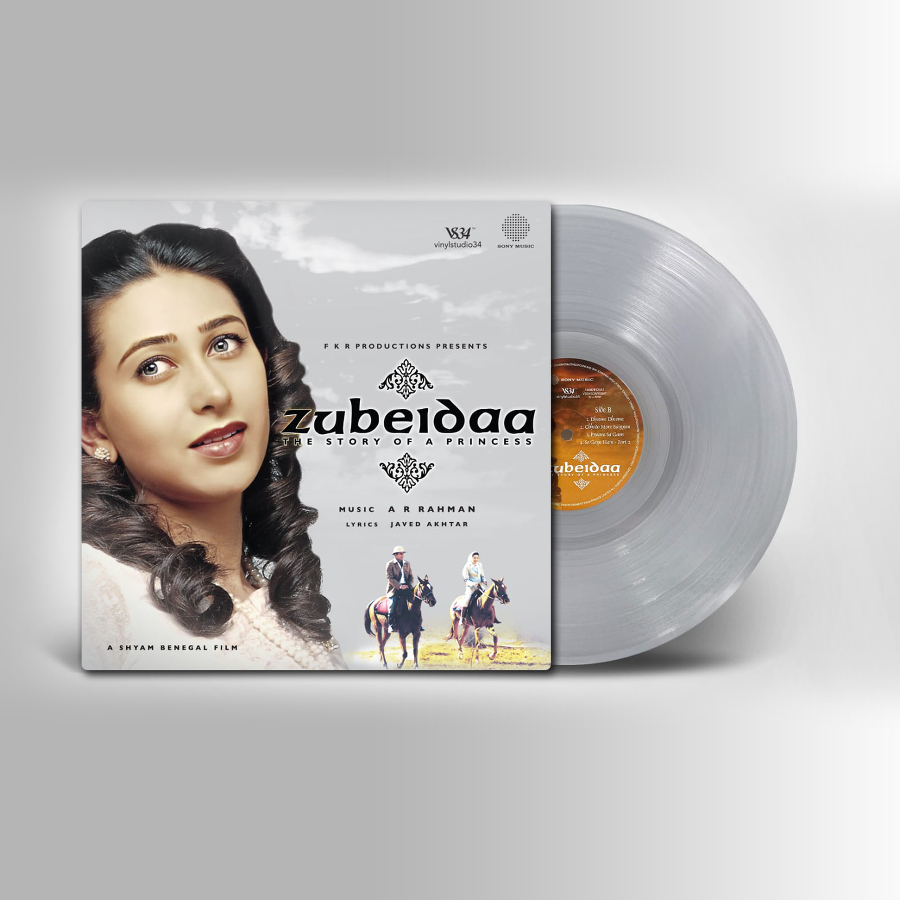ZUBIEDAA - VINYL RECORD ( TRANSPARENT SILVER ) - thumbnail 1