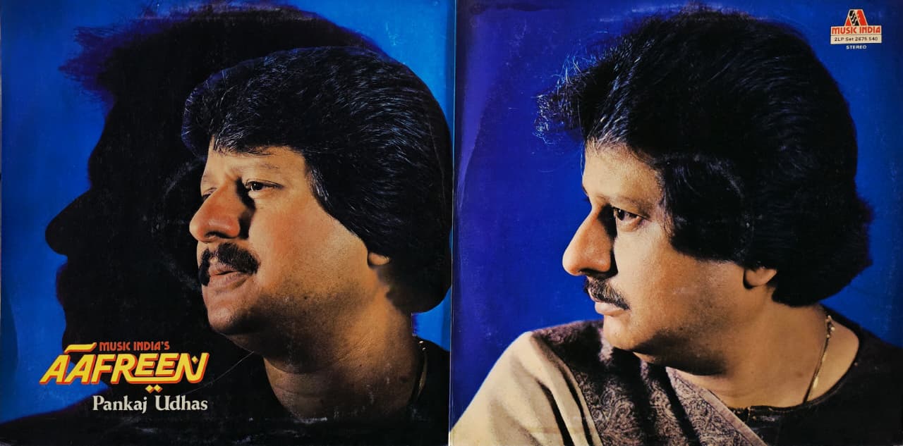 AAFREEN : PANKAJ UDHAS - LP RECORD ( MUSIC INDIA / 90-95% MINT ) 2LP SET 2675 540 - thumbnail 2