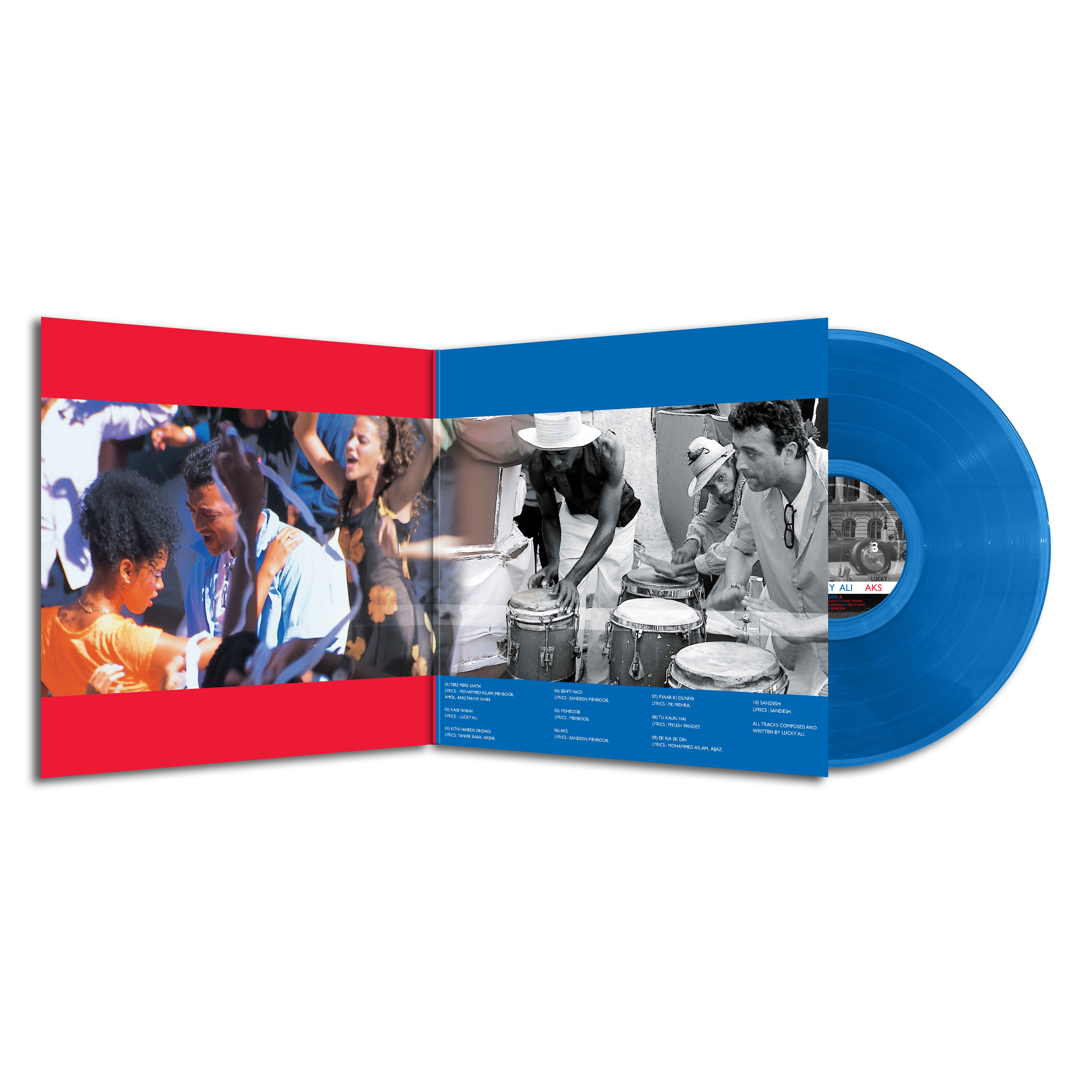 AKS : LUCKY ALI - VINYL RECORD ( BLUE ) - thumbnail 3