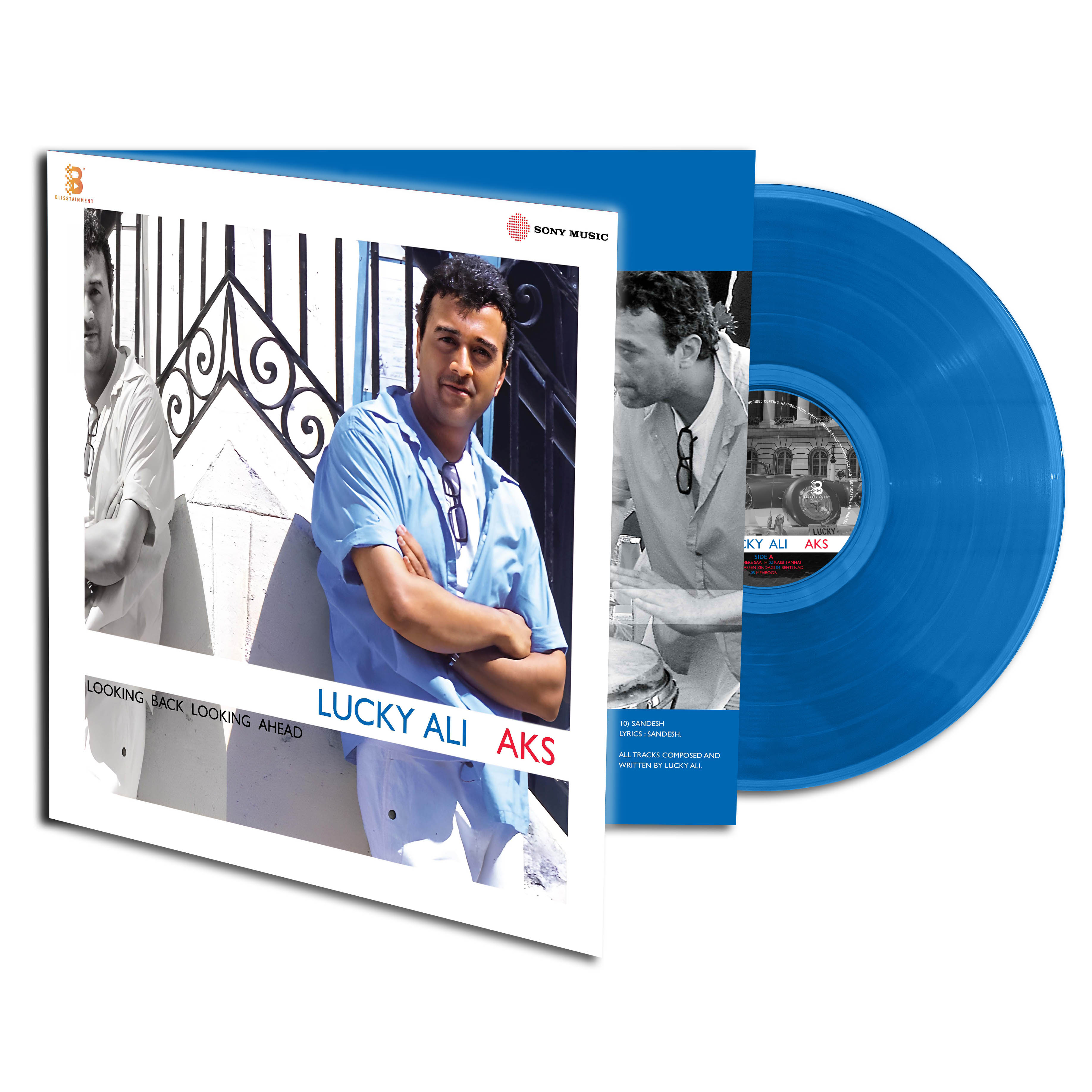AKS : LUCKY ALI - VINYL RECORD ( BLUE ) - thumbnail 1