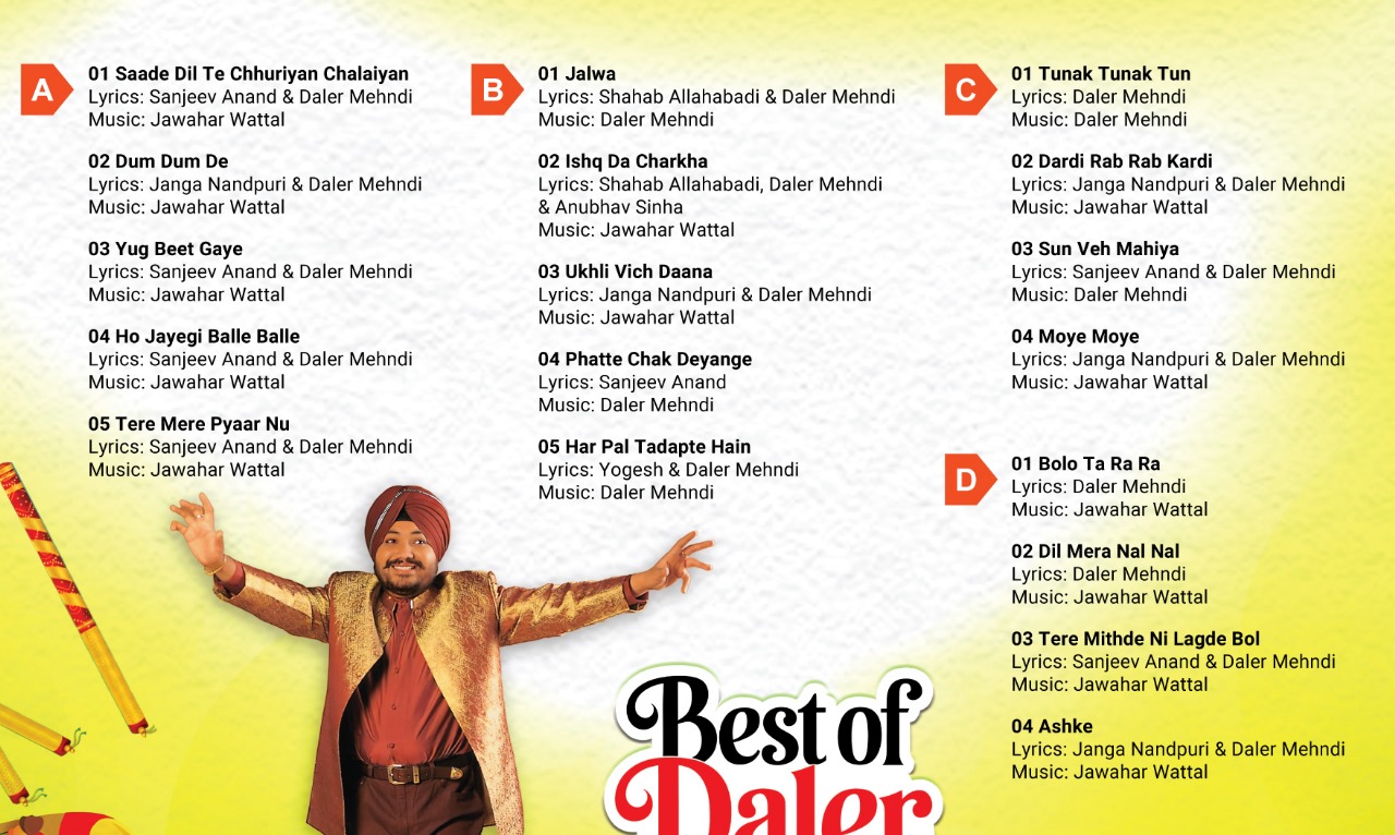 BEST OF DALER MEHNDI 2LP SET - VINYL RECORD - thumbnail 4