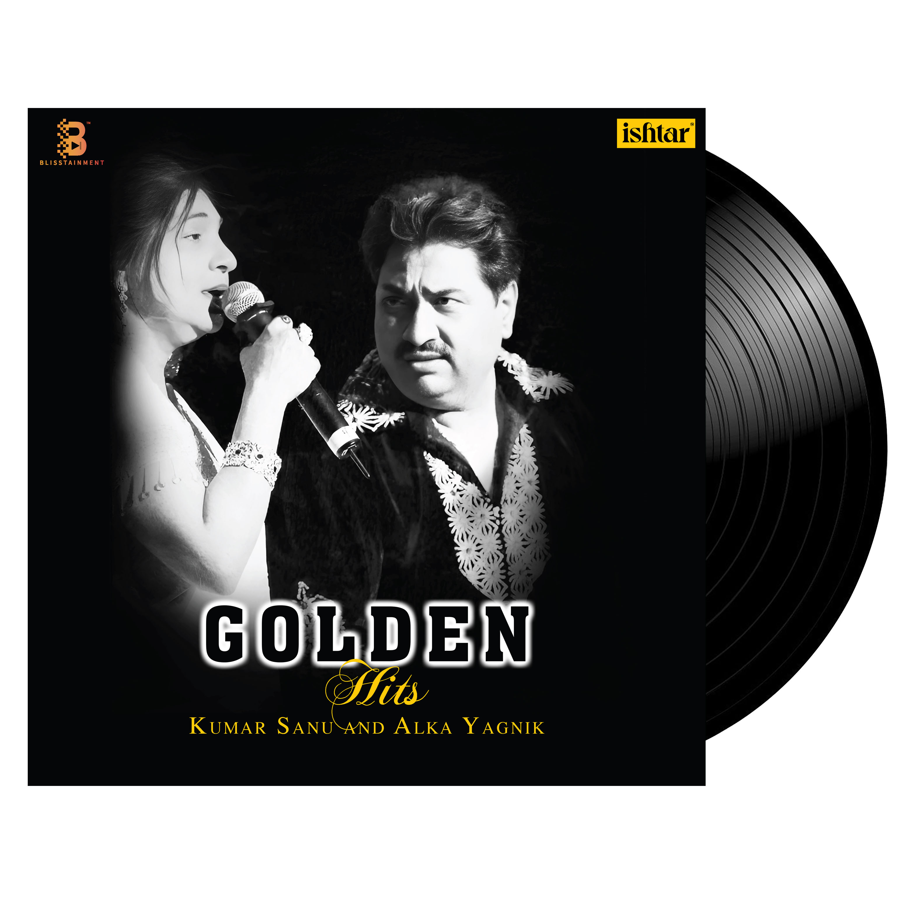 GOLDEN HITS : KUMAR SANU & ALKA YAGNIK - VINYL RECORD - thumbnail 1
