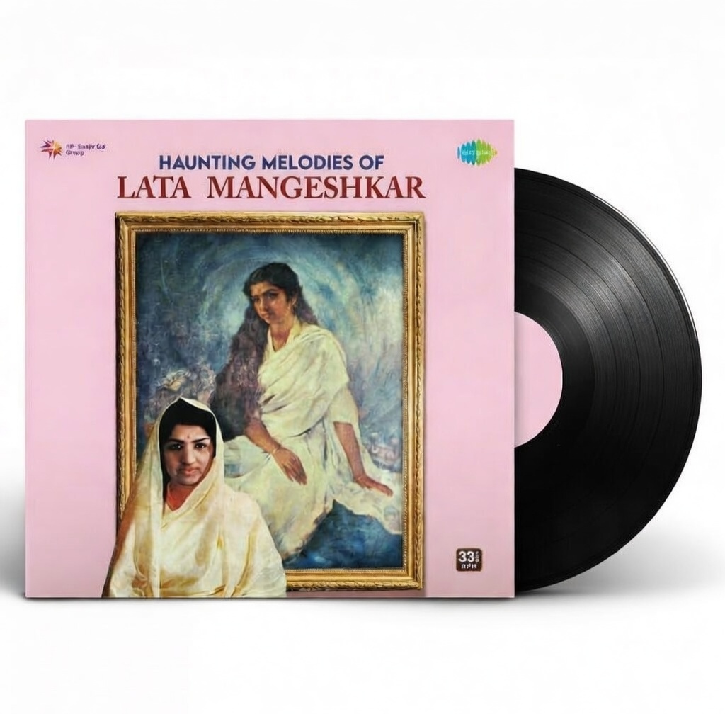 HAUNTING MELODIES OF LATA MANGESHKAR - VINYL RECORD - thumbnail 1