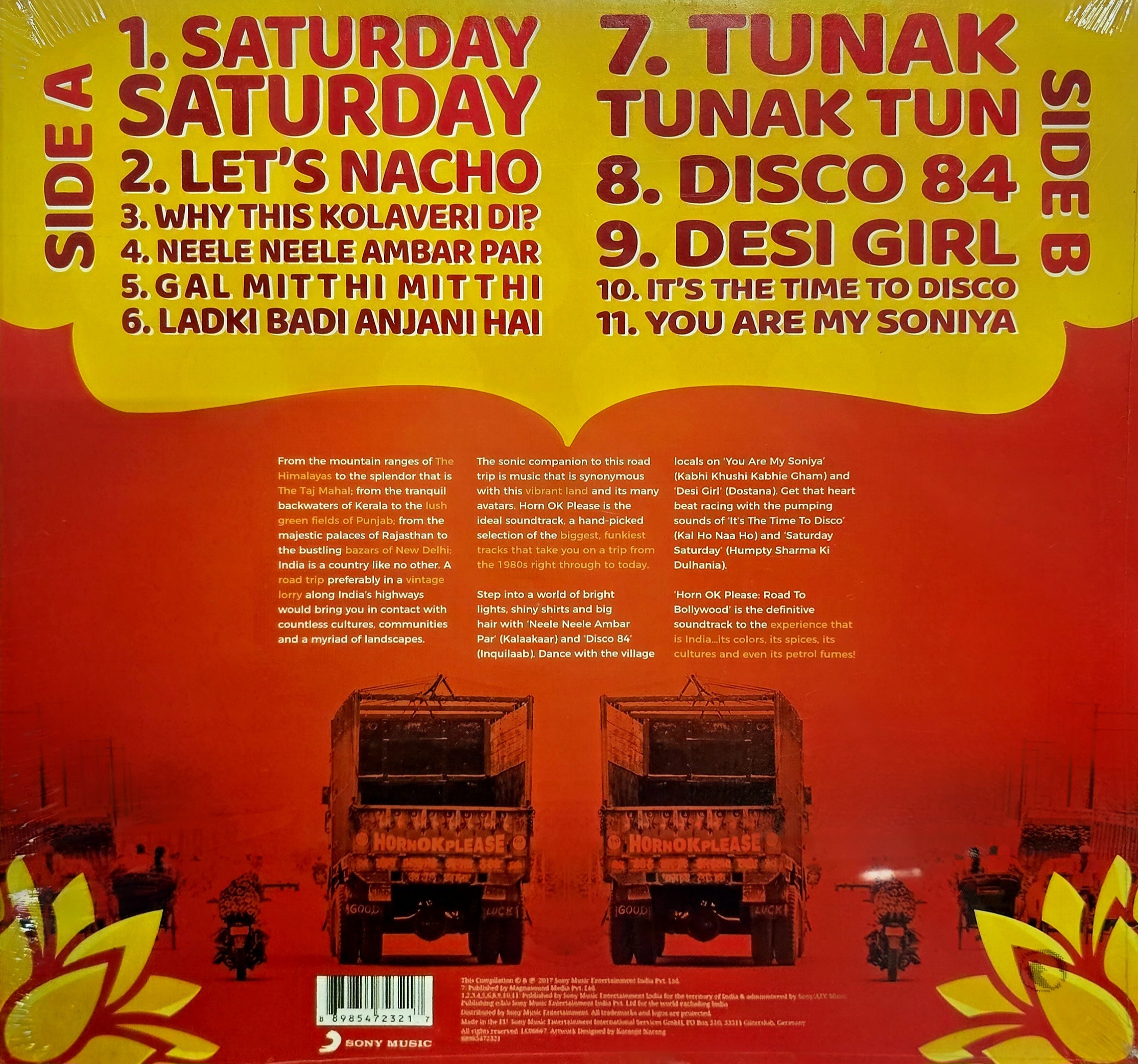 HORN OK PLEASE : ROAD TO BOLLYWOOD - VINYL RECORD - thumbnail 3