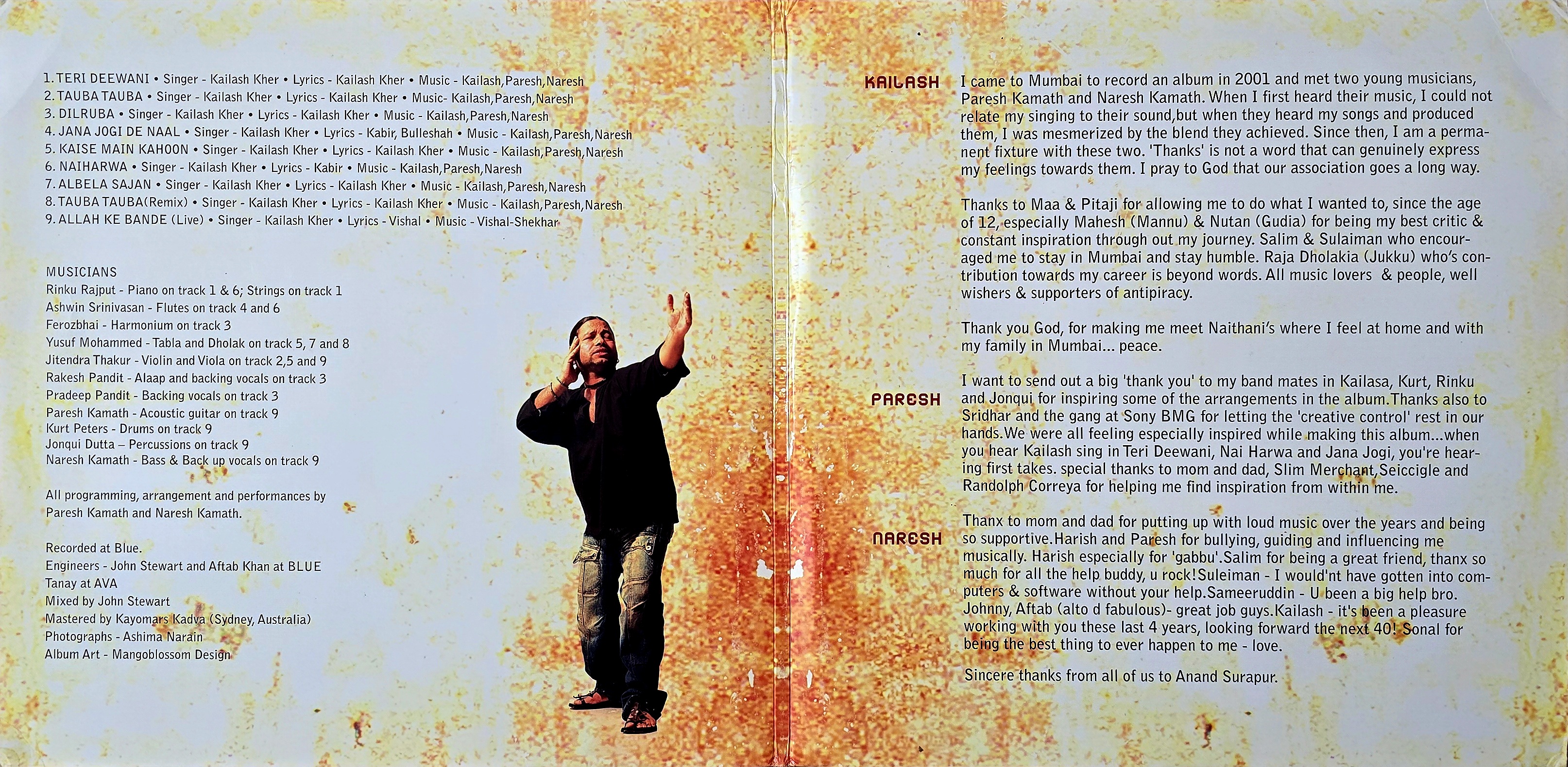 KAILASA : KAILASH KHER - VINYL RECORD ( 1ST EDITION ) - thumbnail 2