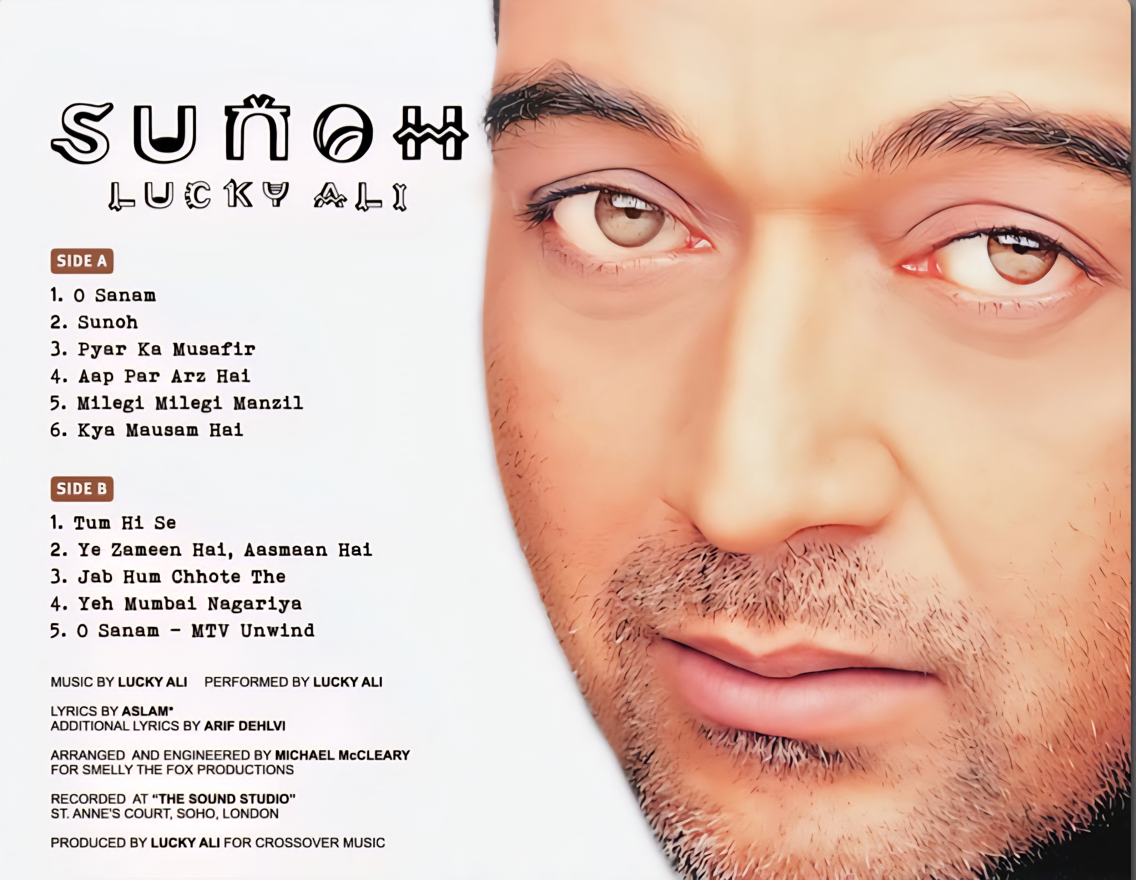 LUCKY ALI : SUNOH - VINYL RECORD  - thumbnail 2