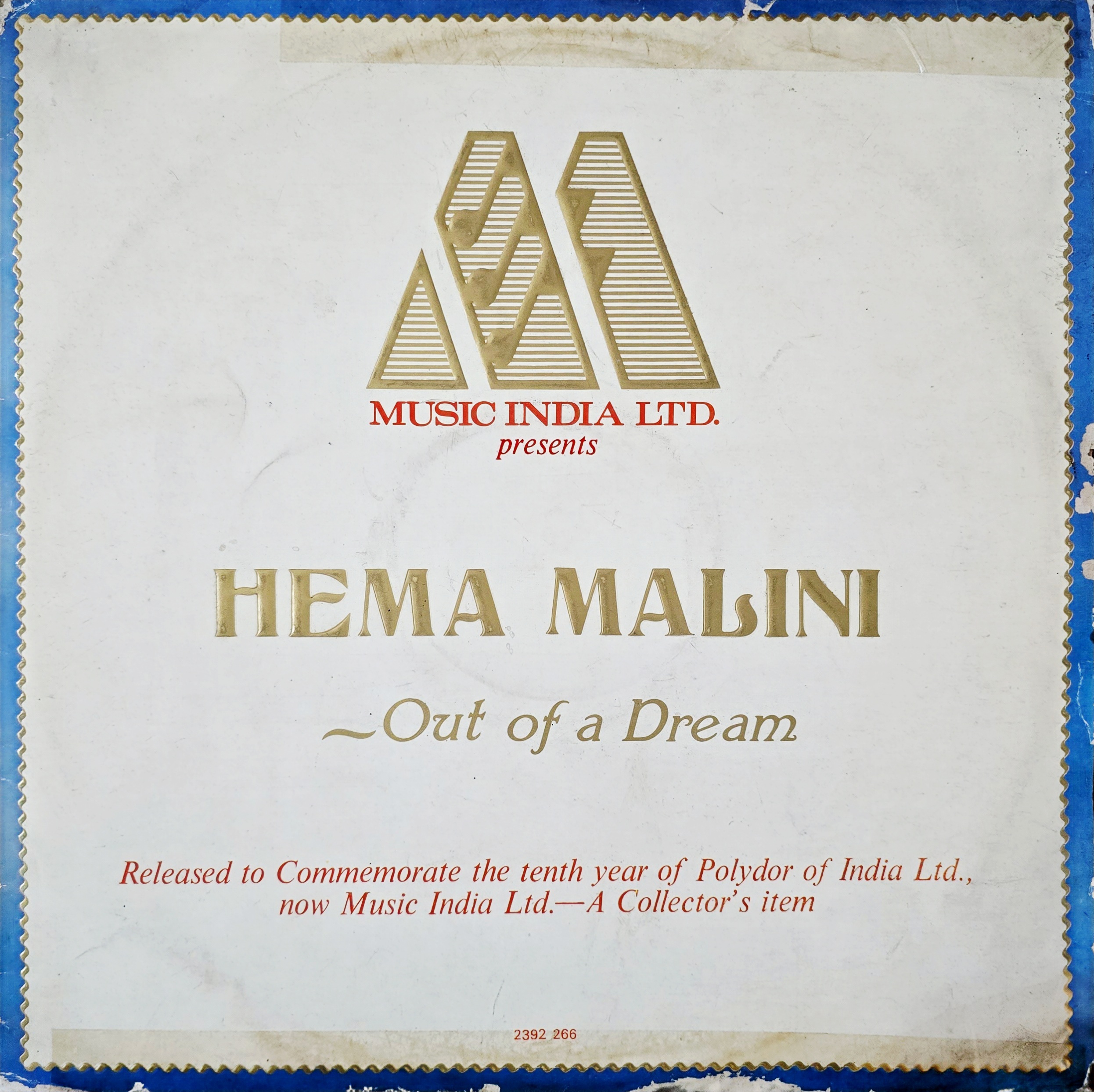 OUT OF A DREAM : HEMA MALINI - LP RECORD (POLYDOR / MINT) EDGE TAPED 2392 266 - thumbnail 1