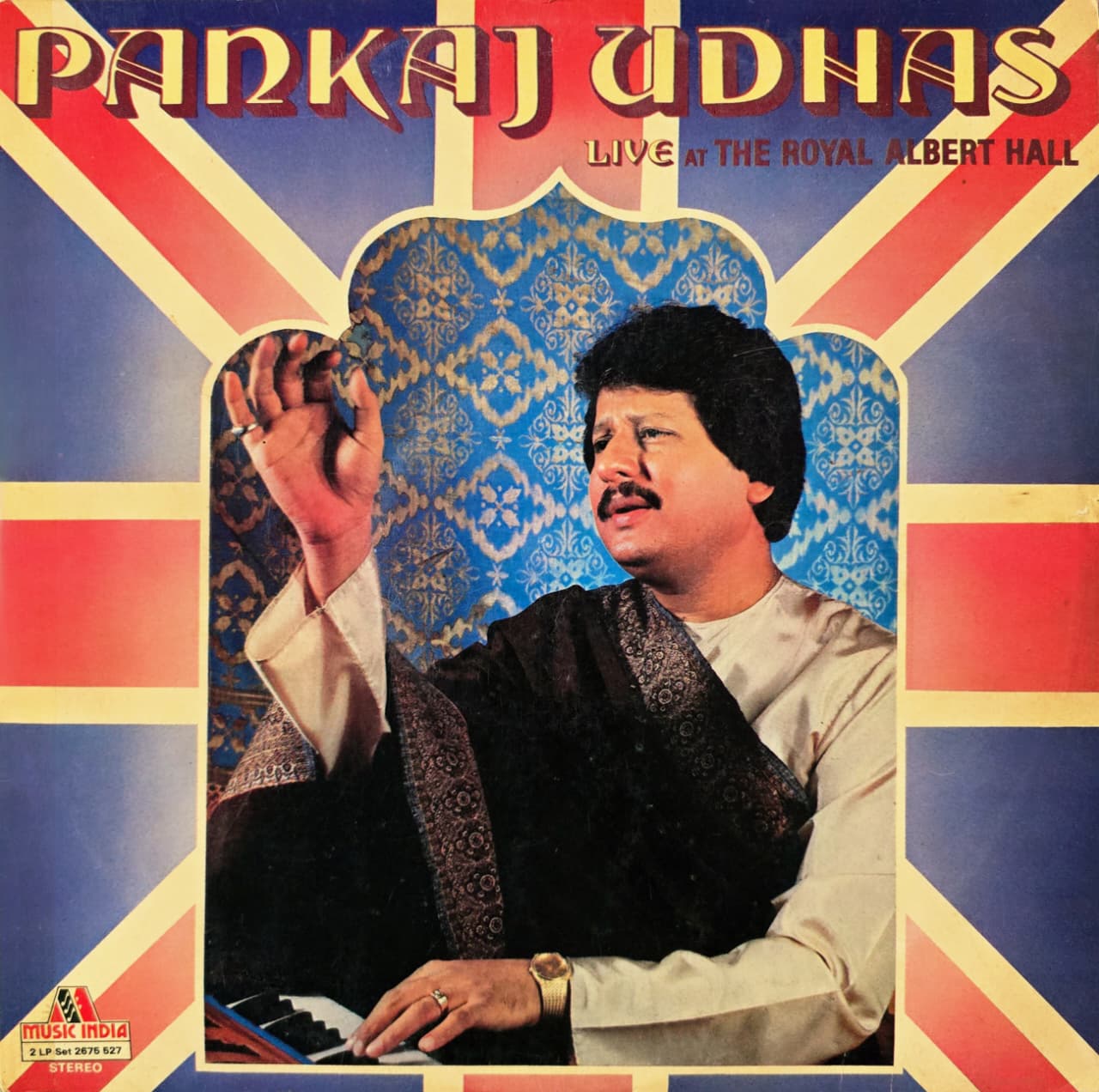 PANKAJ UDHAS : LIVE AT THE ROYAL ALBERT HALL - LP RECORD ( MUSIC INDIA / 95% MINT ) 2LP SET 2675 527 - thumbnail 1