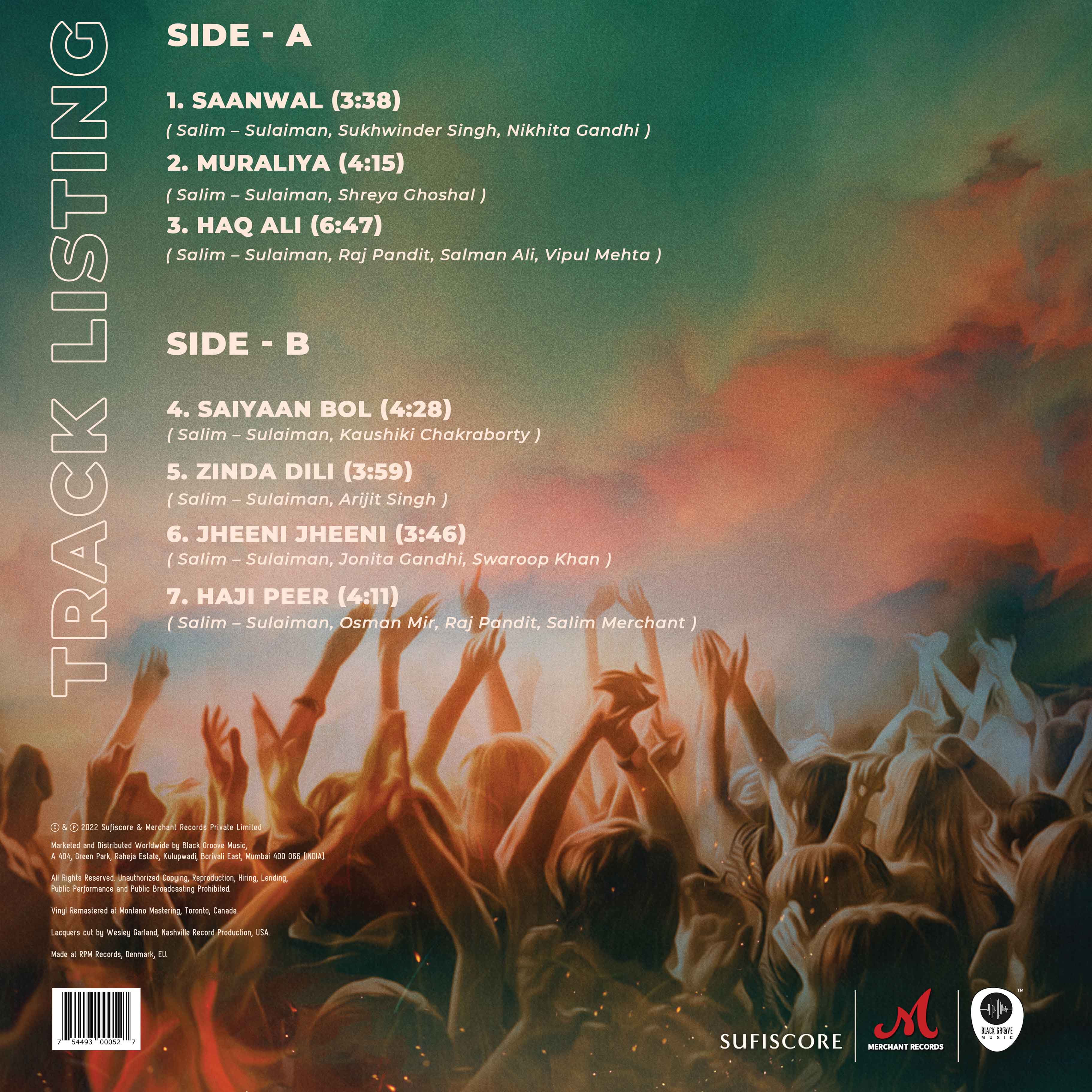 SALIM SULAIMAN'S BHOOMI 2020 - VINYL RECORD - thumbnail 3