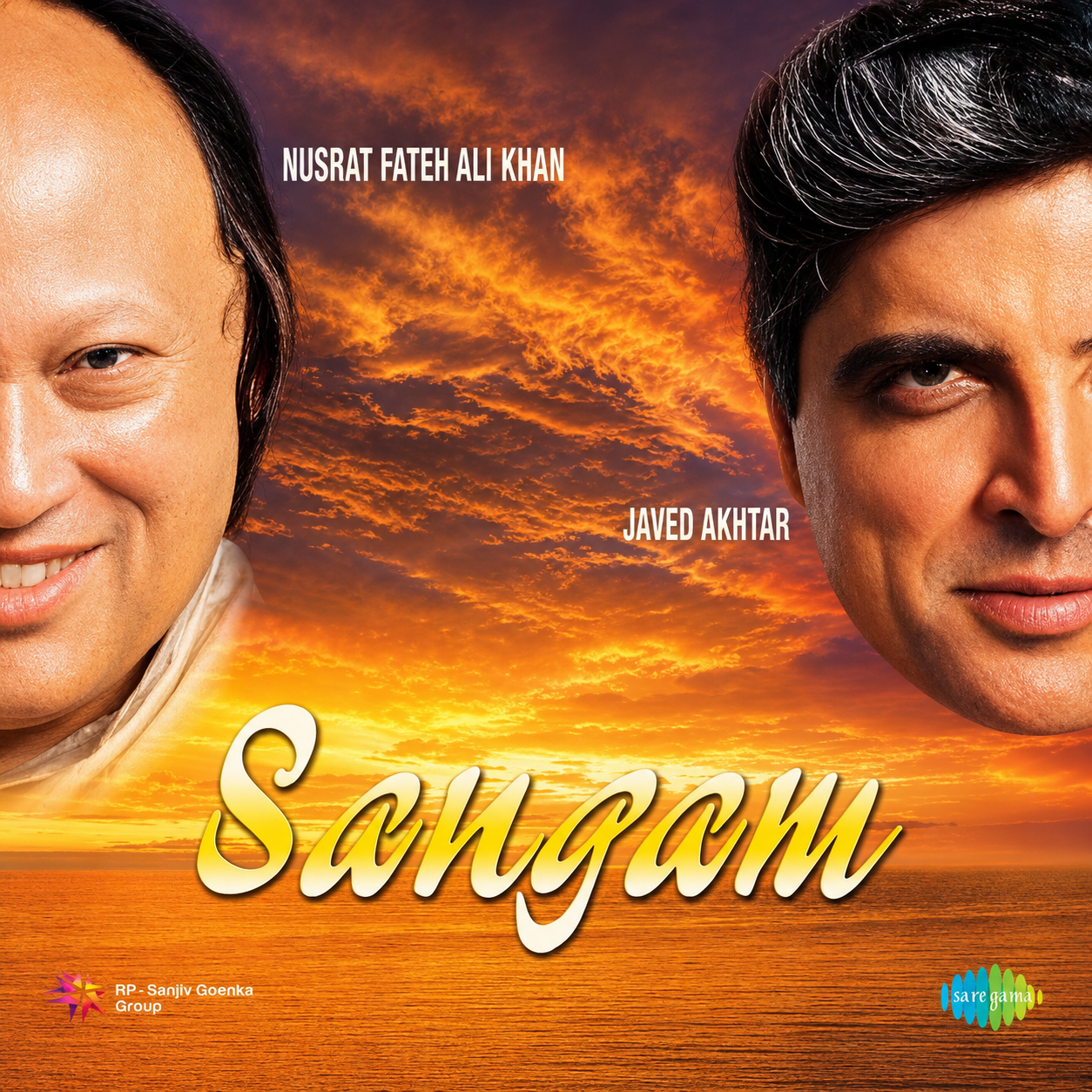 SANGAM : NURSAT FATEH ALI KHAN & JAVED AKHTAR - VINYL RECORD - thumbnail 1