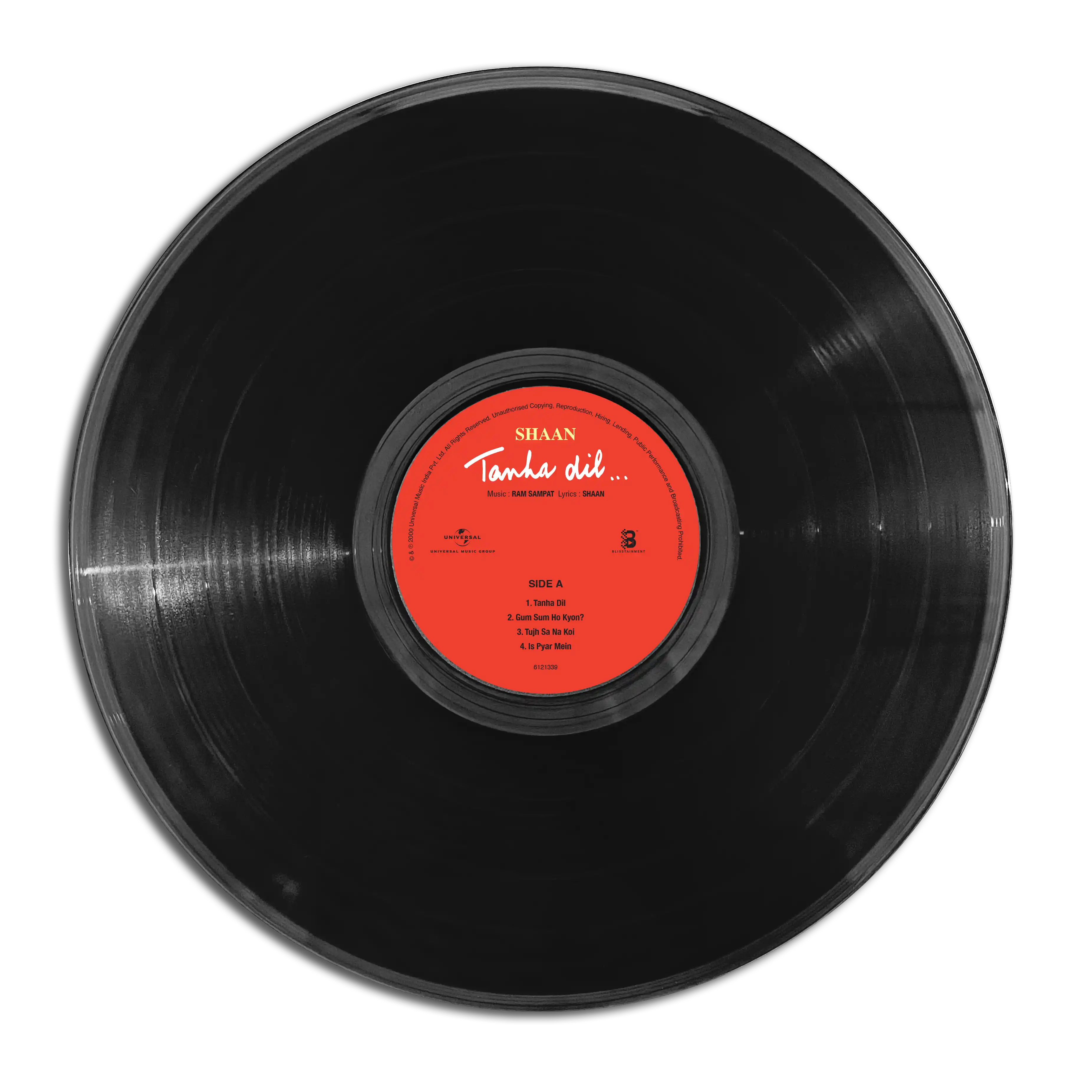 SHAAN : TANHA DIL - VINYL RECORD ( PRE BOOK ) - thumbnail 3