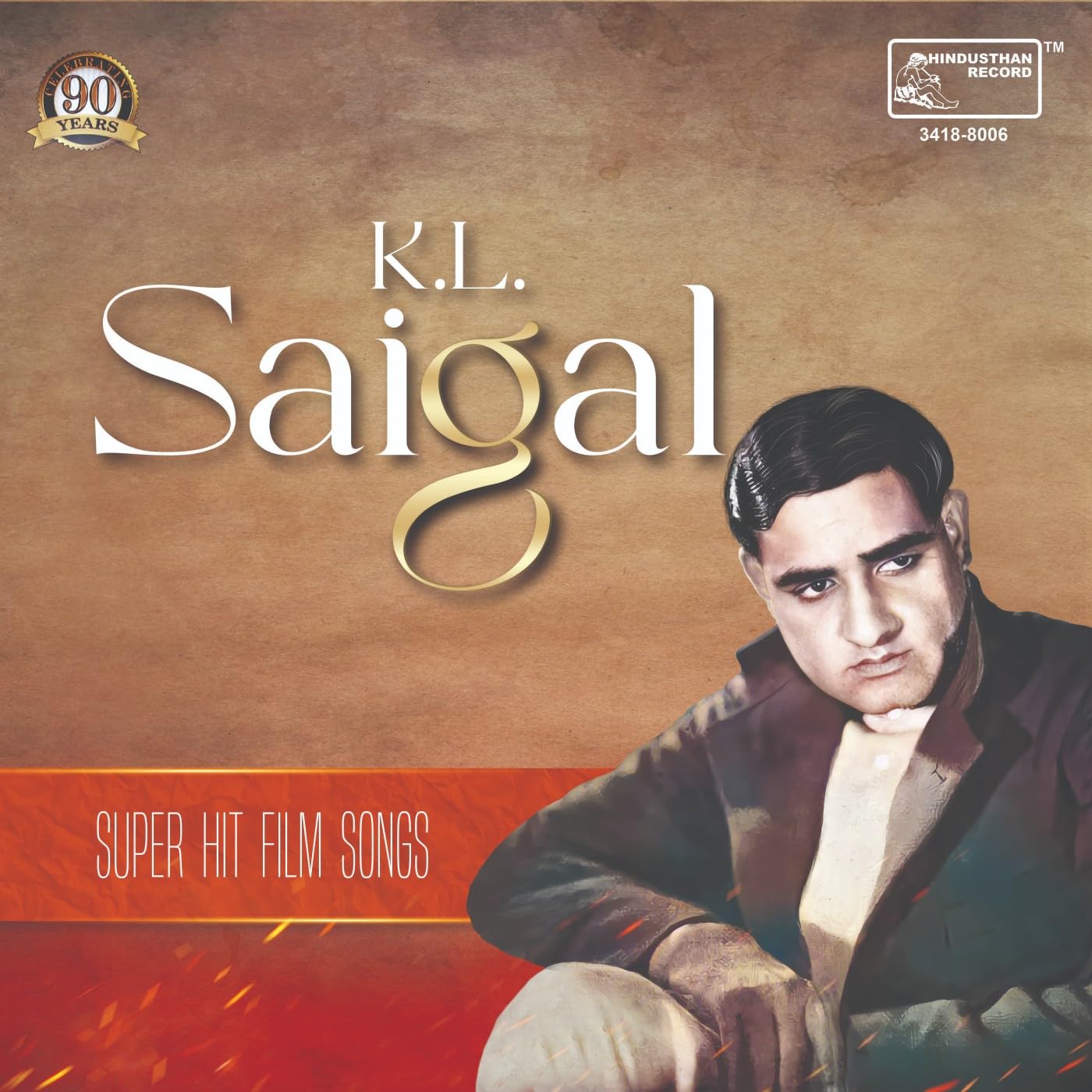 SUPER HIT FILM SONGS : KL SAIGAL - VINYL RECORD - thumbnail 1