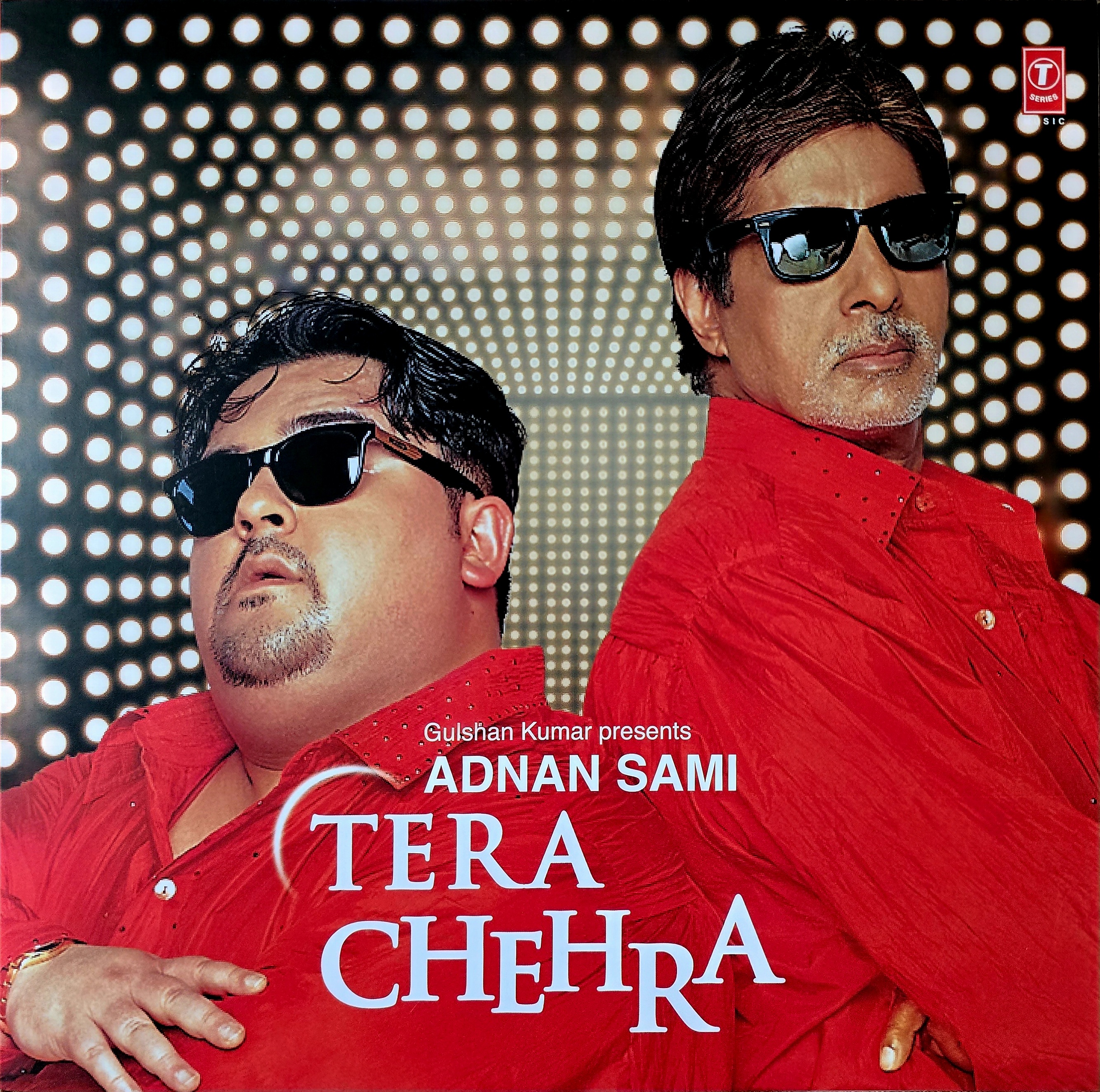 TERA CHEHRA : ADNAN SAMI - VINYL RECORD ( RED ) - thumbnail 1