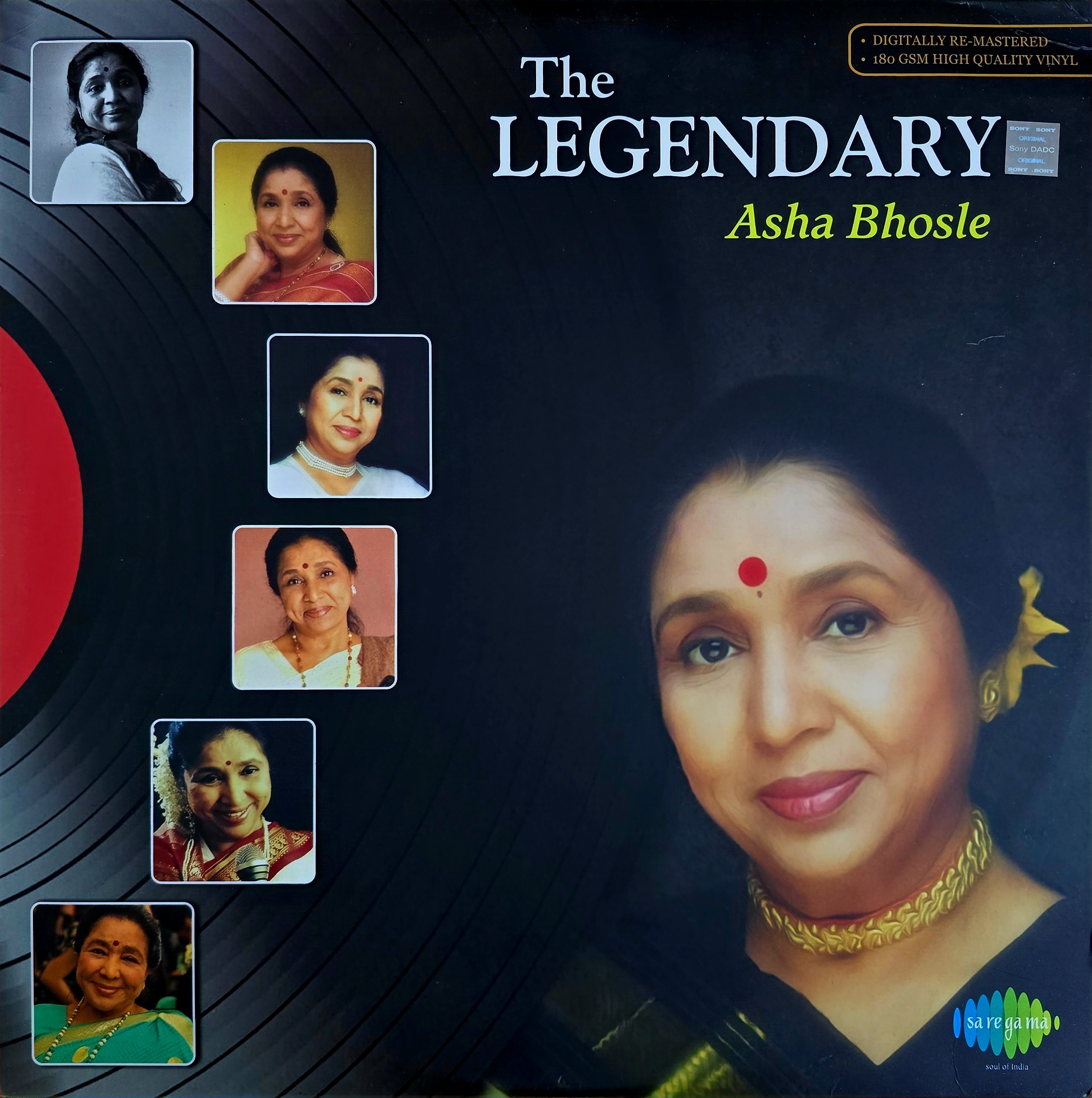 THE LEGENDARY ASHA BHOSLE - VINYL RECORD - thumbnail 1