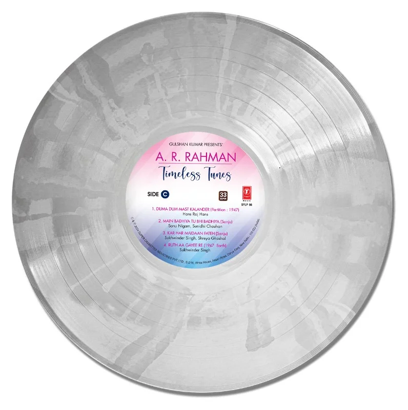 TIMELESS TUNES : AR RAHMAN 2LP SET - VINYL RECORD ( TRANSPARENT ) - thumbnail 3