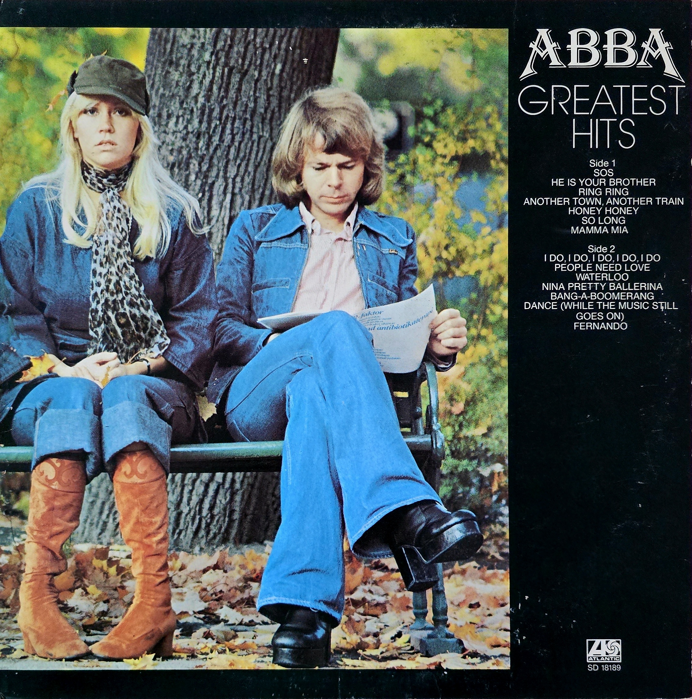 ABBA : GREATEST HITS - LP RECORD ( ATLANTIC / MINT ) SD 18189 - thumbnail 1