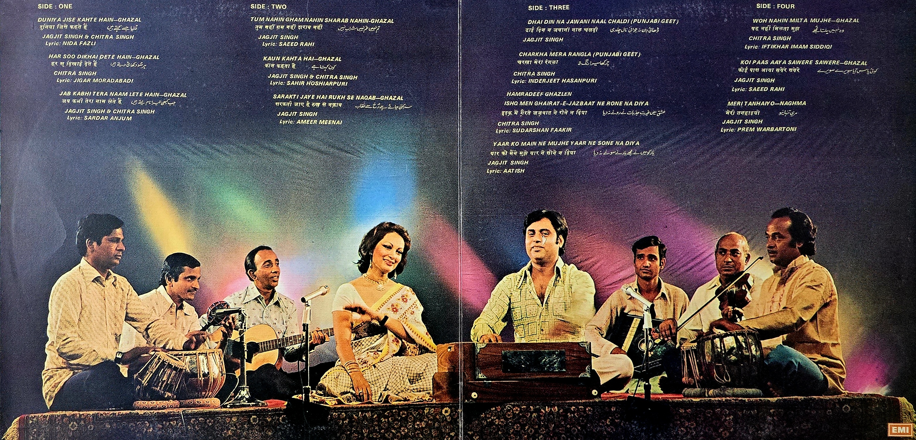 COME ALIVE - IN A LIVE CONCERT : JAGJIT & CHITRA SINGH 2LP SET - LP RECORD ( HMV / MINT ) ECSD 2819/2820 - thumbnail 2
