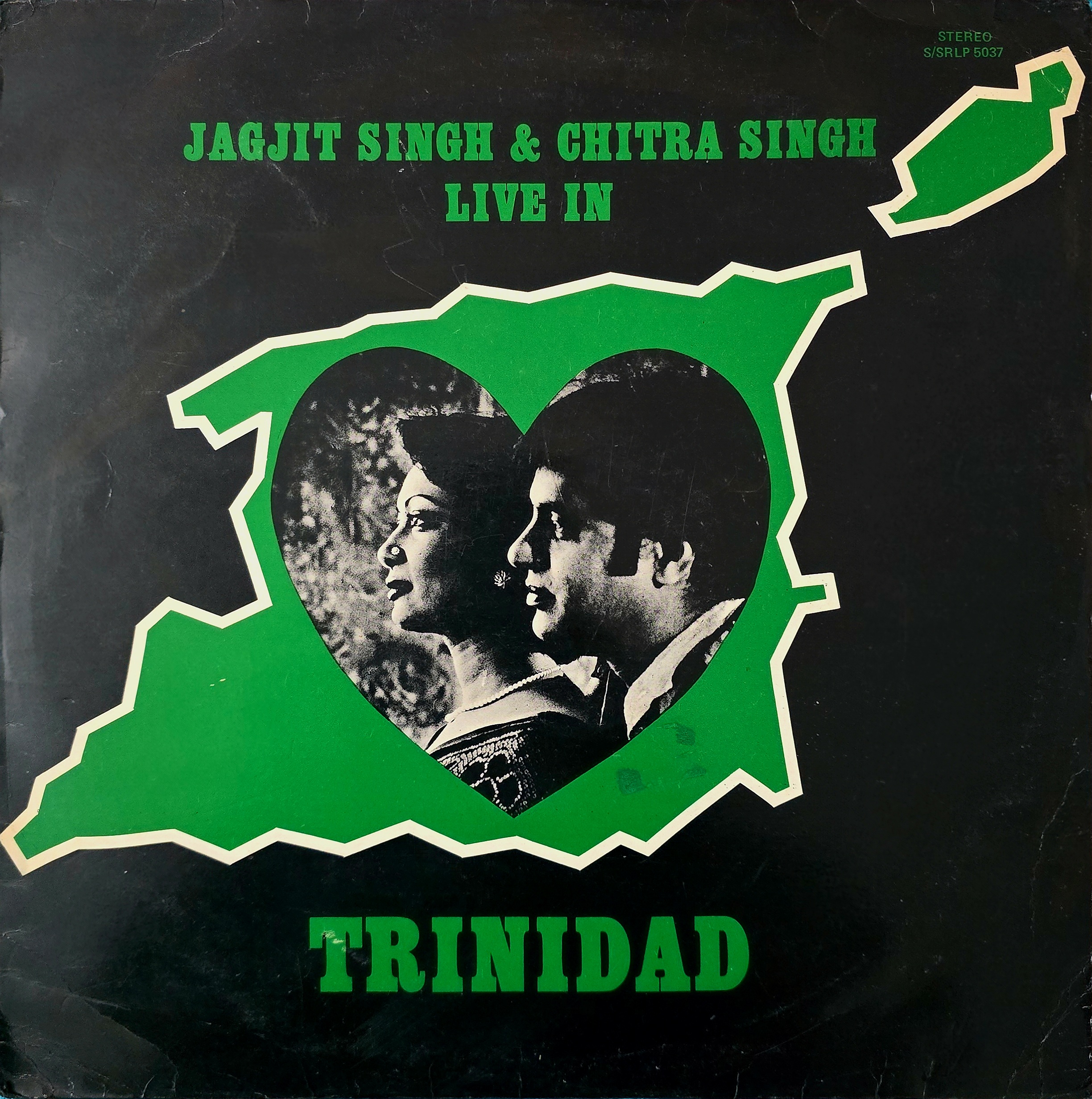 JAGJIT AND CHITRA SINGH LIVE IN TRINIDAD - LP RECORD ( BRITAIN MADE / START RECORDS / NEAR MINT ) S/SRLP 5037 - thumbnail 1