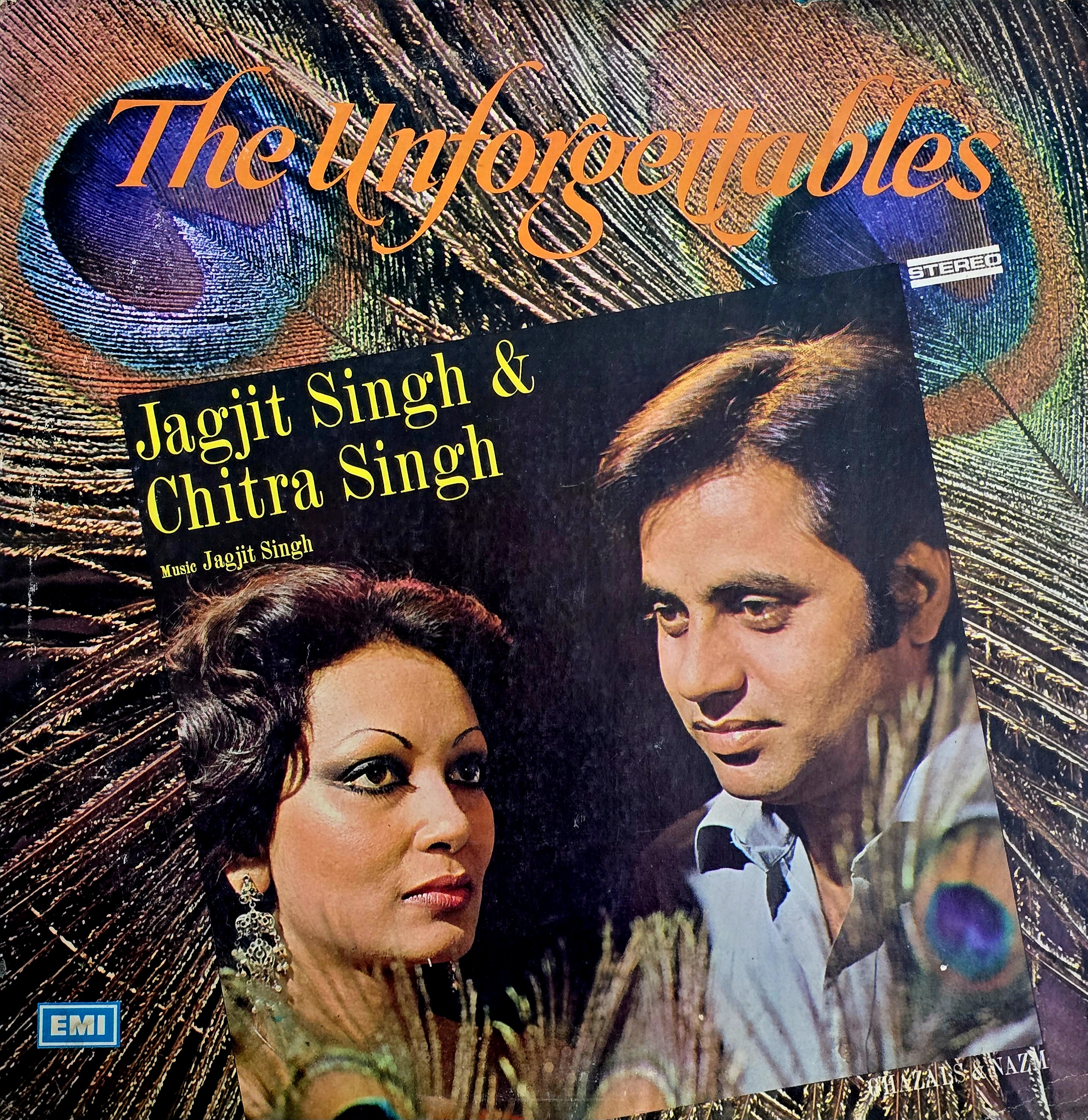 THE UNFORGETTABLES : JAGJOT AND CHITRA SINGH - LP RECORD (HMV / 95%) ECSD 2780 - thumbnail 1