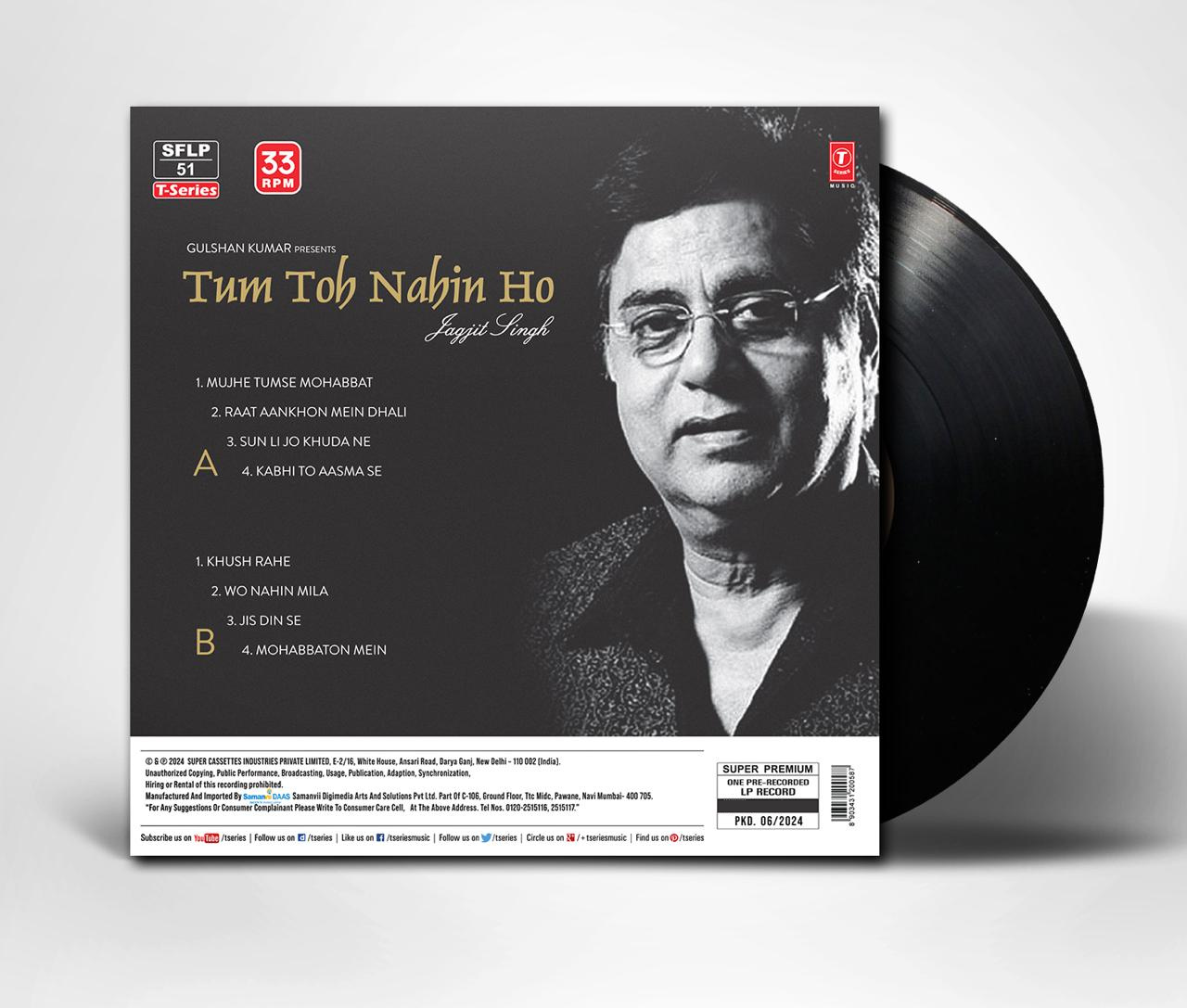 TUM TOH NAHIN HO : JAGJIT SINGH - VINYL RECORD - thumbnail 2