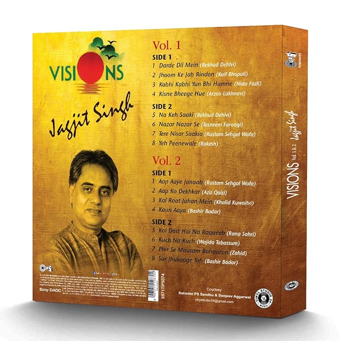 VISIONS : JAGJIT SINGH 2LP SET BOX - VINYL RECORD - thumbnail 5