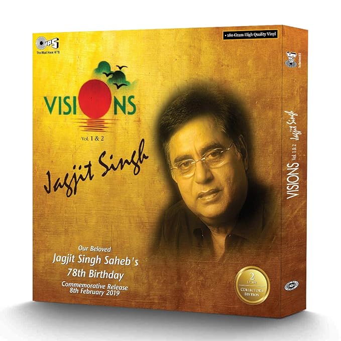 VISIONS : JAGJIT SINGH 2LP SET BOX - VINYL RECORD - thumbnail 1